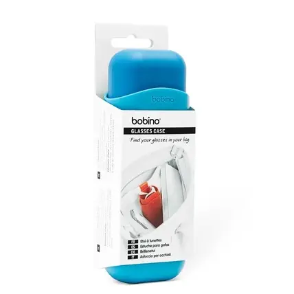 Estojo Case Óculos Bobino Glasses Case Turquesa com Gancho Organizador Bolsa
