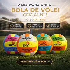 Bola de Vôlei Soft Touch Super Macia P/ Treinamentos Praia E Quadra