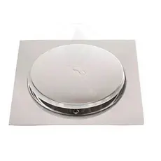 Ralo Inteligente Click Para Banheiro 10x10 Cm Inox