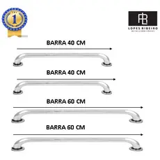 Combo Barra De Apoio Para Idosos/deficientes ( Preço Por Tempo Limitado) 02 40 cm 02 60 cm