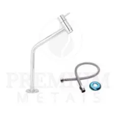 Torneira Para Cuba Metal + Engate 40 Cm Para Instalação - Torneira Para Banheiro - Torneira Para Lavatorio - Lavabo