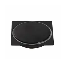 Ralo Click Inteligente Quadrado 9,5x9,5cm Metal Preto