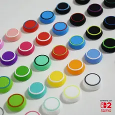 Par de Grip de Silicone Analógicos Grips de Precisão Para controles de XBOX ,PLAYSTATION 2 a 5 e NINTENDO SWITCH 2
