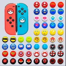 (A) Par Thumb Grip Capa Analogico Joycon nintendo switch LITE ou PADRÃO e OLED borrachinha Grips JOY CON