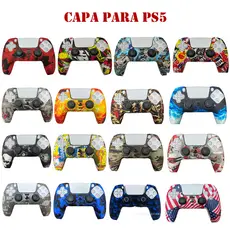 Capa Case Ps5 de Silicone Personalizada Controle Proteção Dualsense Ps5