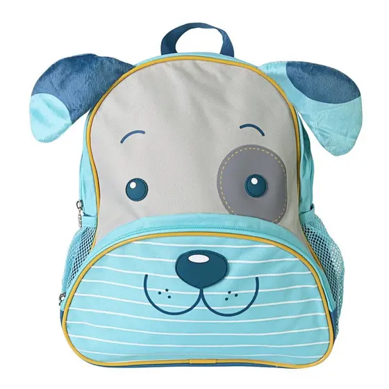 Mochila Infantil com Alças de Costas e Mão Espaçosa Bolso Frontal Lúdica e Resistente