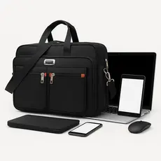 Bolsa Maleta Porta Notebook Pasta Executiva em Nylon com Alça