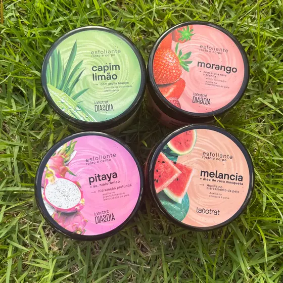 Esfoliante Corporal e Facial Labotrat 300g e 150g Skincare Pele Macia Remove Células Mortas corpo e rosto
