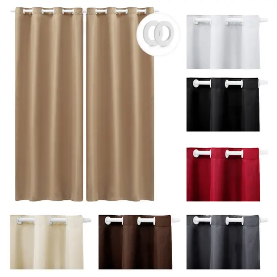 Cortina Porta Balcão Sala e Quarto Jasmim 2.80x 2.20 Metros Promoção