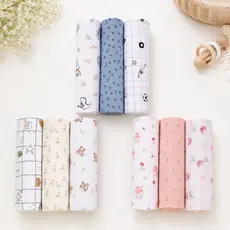 CUEIRO FLANELADO MANTA CHARUTINHO GRANDE KIT COM 3 UN- PAPI BABY 100x80cm -100% ALGODAO- ESTAMPADO