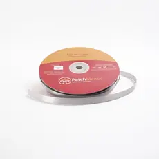 Fita de Cetim Prata - 10mm - Rolo Com 50 Metros