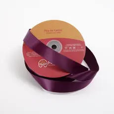 Fita de Cetim Roxo - 25mm - Rolo Com 50 Metros