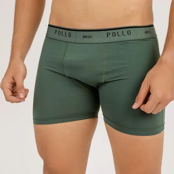 Kit 2 Cueca Boxer Box Pollo Adulto Poliamida Conforto Qualidade