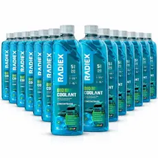 Kit 14 Aditivos Radiex Azul 1L OAT Para Radiador Fluido Concentrado De Arrefecimento Sistema
