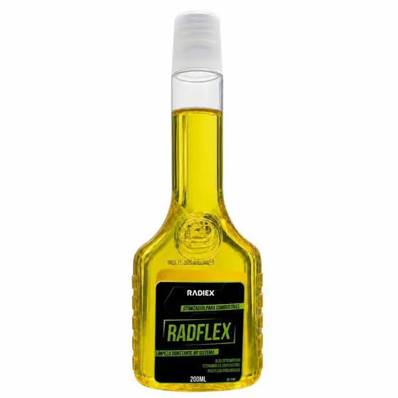 Aditivo Flex Radiex para Gasolina Etanol e GNV 200ml Injeção Direta e Indireta