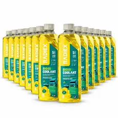 Kit 14 Aditivos Radiex Amarelo 1L Para Radiador Fluido Organico De Arrefecimento Motor Sistema