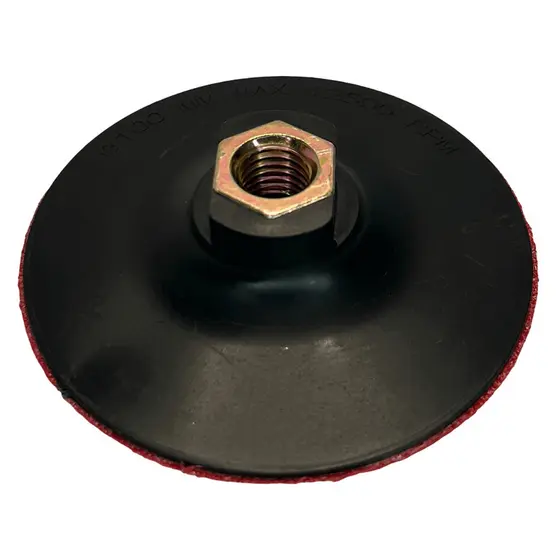 Prato Plástico Rígido Rosca M14 Para Lixa 4'' Com Velcro - Stone Diamond
