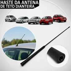 Haste Da Antena De Teto Dianteira M6 Ford Ka Fiesta Focus Ecosport Até 2015