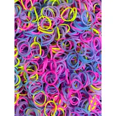 1000 und Elástico Silicone Borrachinha Liga Pet para Penteados Banho e Tosa Pet Shop Laços para Cachorro