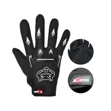 Luva Antideslizante Moto Motoqueiro Motocross Motociclista Tamanho G