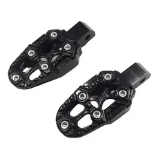 PEDALEIRA MOTO ESPORTIVA PEDAL PRETO PAR