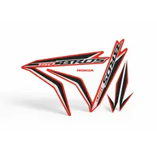 Kit Adesivos Emblemas Laterais HONDA Bros 150 2014