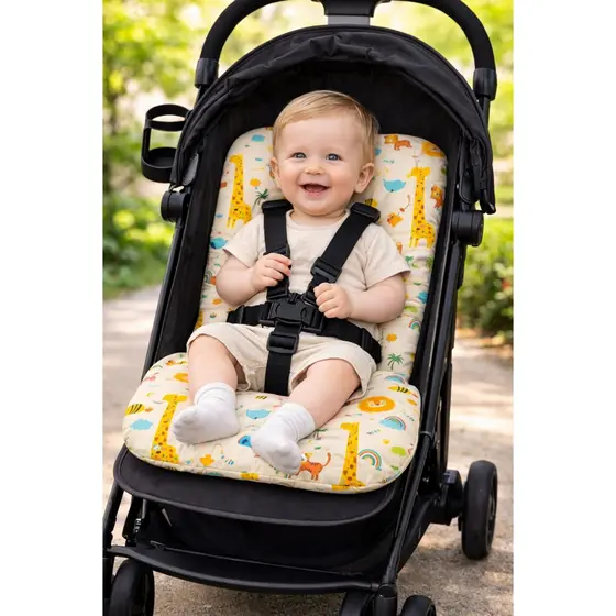 Colchonete Almofada Para Todos Os Carrinho de Bebê Universal