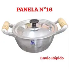 Panela Caçarola 16 de Alumínio Batido Fundido Grosso 1,25 Litros Com Tampa