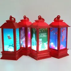 Lanternas de Natal led luzes de velas eletrônicas feriado decoração luzes de festa farol atmosfera decoração adereços luzes de abóbora
