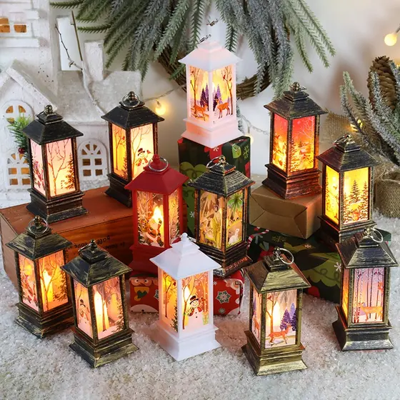 Decoração De Casa Luzes Boneco De Neve Anjo De Alce Dourado De Fada Ornamentos Adereços
