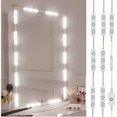 Espelho Iluminado WEIGUANG Com Luz LED Para De Maquiagem De Banheiro Ajustável USB