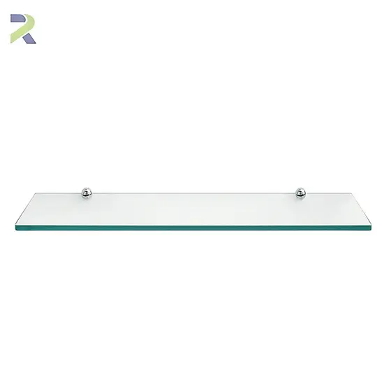Prateleira De Vidro 40x10 ou 30X10 Nicho Para Banheiro Suporte Porta Shampoo Multiuso 6mm