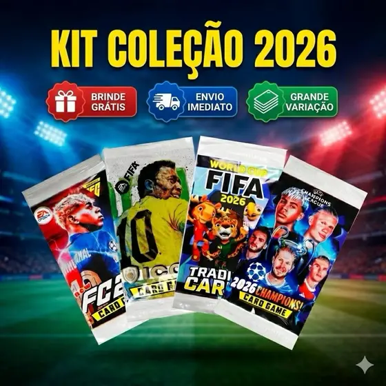 KIT 200 CARDS - FIFA ICONS 26 (NOVO) - CARTINHAS