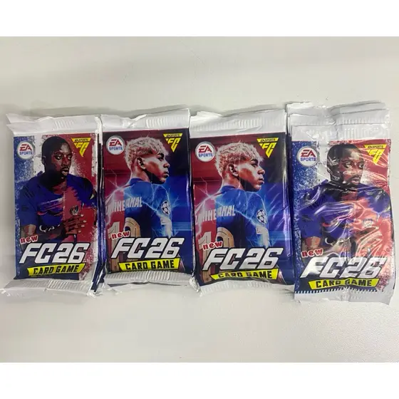 KIT 200 CARDS - COPA DO MUNDO 2026/UFL SEASON 27 (CARTINHAS)
