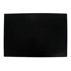 Tapete Service Mat Rígido Preto 30x45cm Barpro