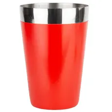 Tampa Para Coqueteleira Boston Inox Emborrachada Vermelha 540ml Bartender Store
