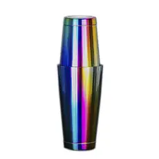 Conjunto Coqueteleira Boston 28oz e 18oz Aço Inox Rainbow Com Peso