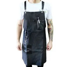 Avental Bartender Jeans  Preto