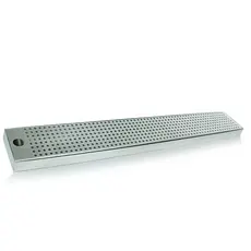Tapete BarMat Escorredor de Copos Calha Balcão Inox 8,5x61cm - DayHome