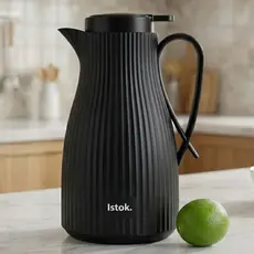 Garrafa de Café Térmica Dacar 1L Com Cabo Tampa C Gatilho Mantém Até 12 hrs para Água Café Chá