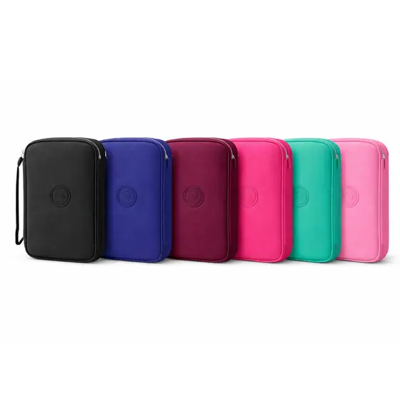 Estojo De Lápis Escolar Juvenil Box Jumbo Nylon Táctico Grande Com Divisória