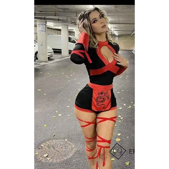 Epiphany-Japanese Style Women Ninja Terno Roupas Guerreiras Cosplay Fantasias