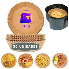 Formas Descartáveis para Airfryer com 50 unidades - Praticidade e Facilidade na Cozinha