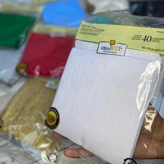200 papel bem casado BRANCO + 200 celofane 15 cm x 17 cm para casamentos