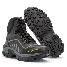 Bota Conquest Caterpillar em Couro Legitimo e com Palmilha em Gel.