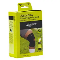 Joelheira Esporte com Orifício Simples para Atividades Físicas - Mercur