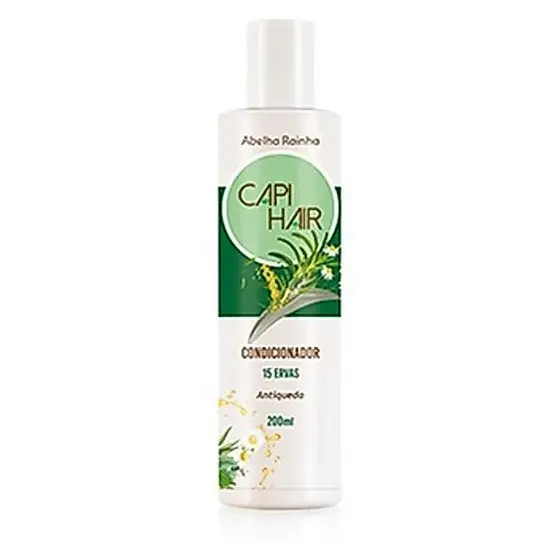 Condicionador Antiqueda 15 Ervas Capi Hair Abelha Rainha 200 Ml