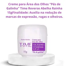 Creme Para Área Dos Olhos "Pés de Galinha" Time Reverse Abelha Rainha 15g