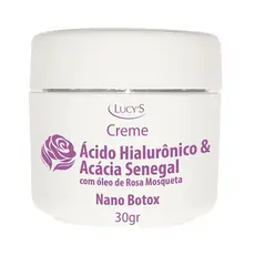 Creme Ácido Hialurônico & Acácia Senegal com óleo de Rosa Mosqueta – 30g