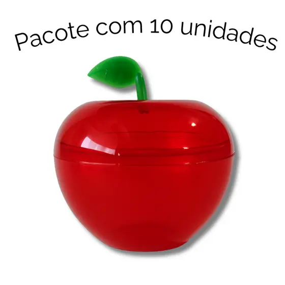Maçã Baleira Pequena – Pacote com 10 para Lembrancinhas e Decoração